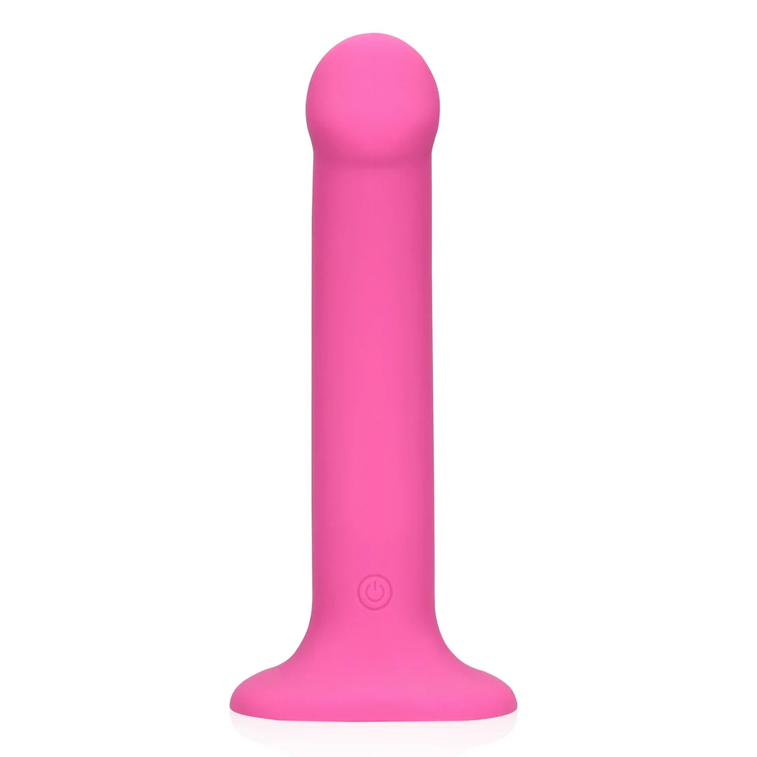 Consolador vibrador Loveline en rosa intenso - Imagen 3