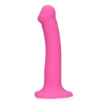 Consolador vibrador Loveline en rosa intenso - Imagen 4