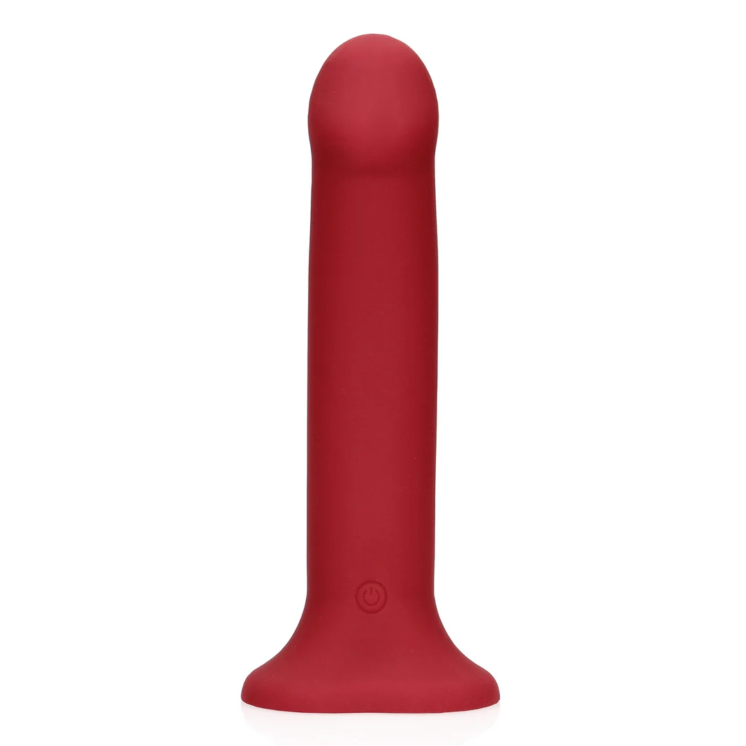 Consolador vibrador grande Loveline en rojo frambuesa - Imagen 3