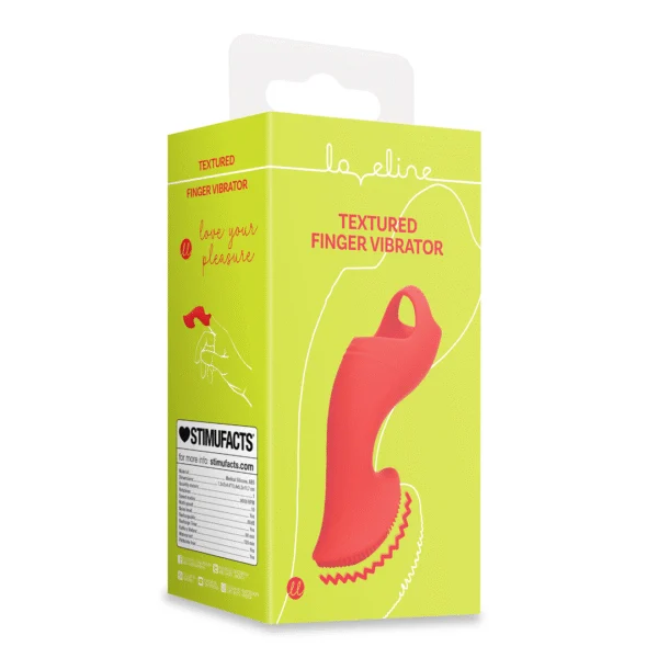 Vibrador de dedo texturizado Loveline