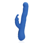 Vibrador rabbit – movimientos oscilantes para el clítoris y el punto G – Loveline Jetset azul Loveline by Shots - Imagen 5