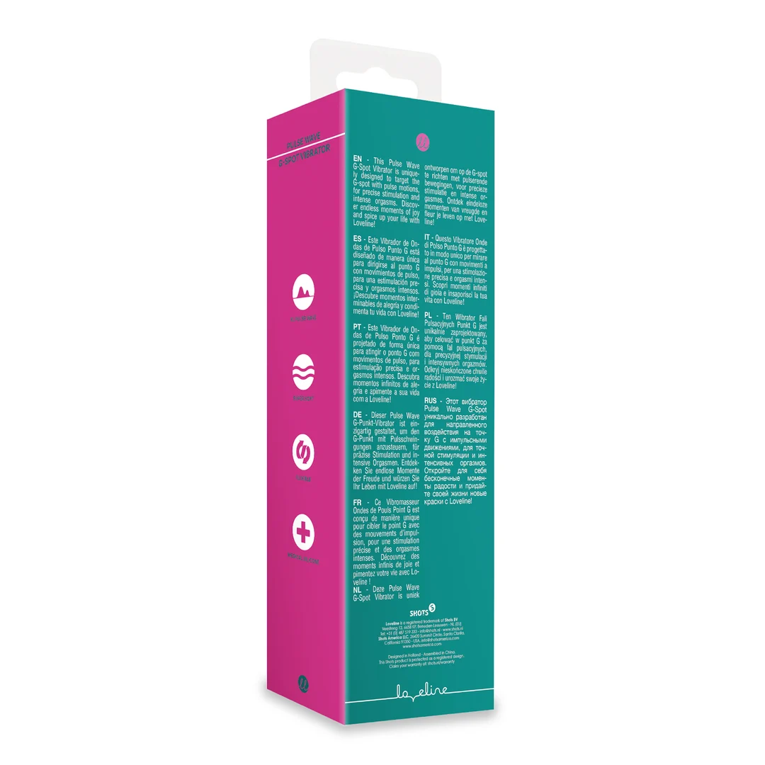 Vibrador de punto G con 7 modos – Tester Loveline by Shots - Imagen 3