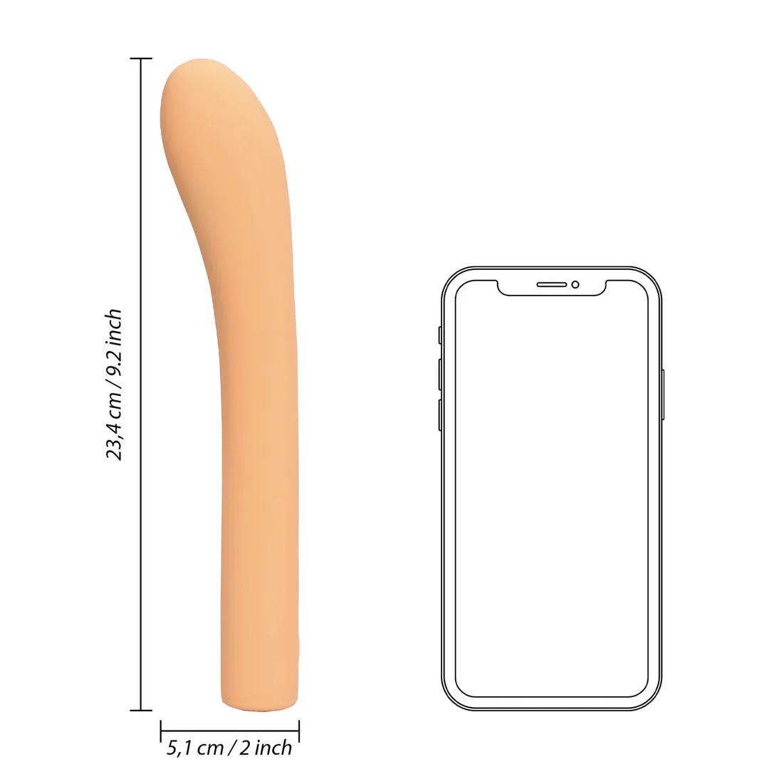 Vibrador para el punto G – movimientos de dedos con sensación de penetración – Loveline by Shots Perzik Fuzz (Tester) - Imagen 7