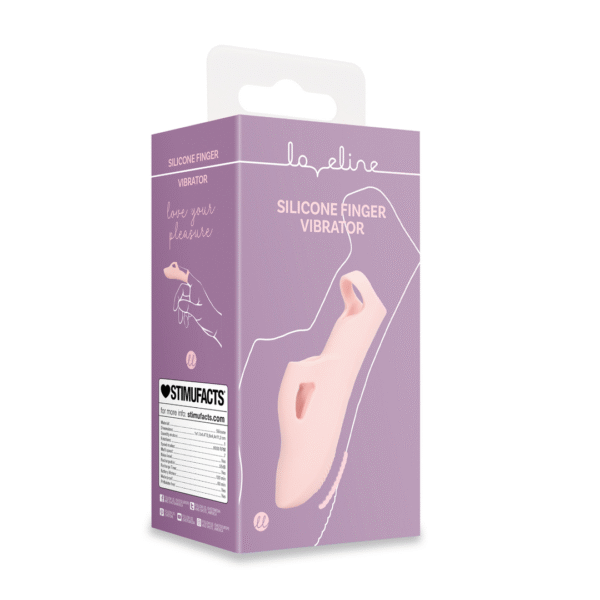 Vibrador de dedo de silicona Loveline