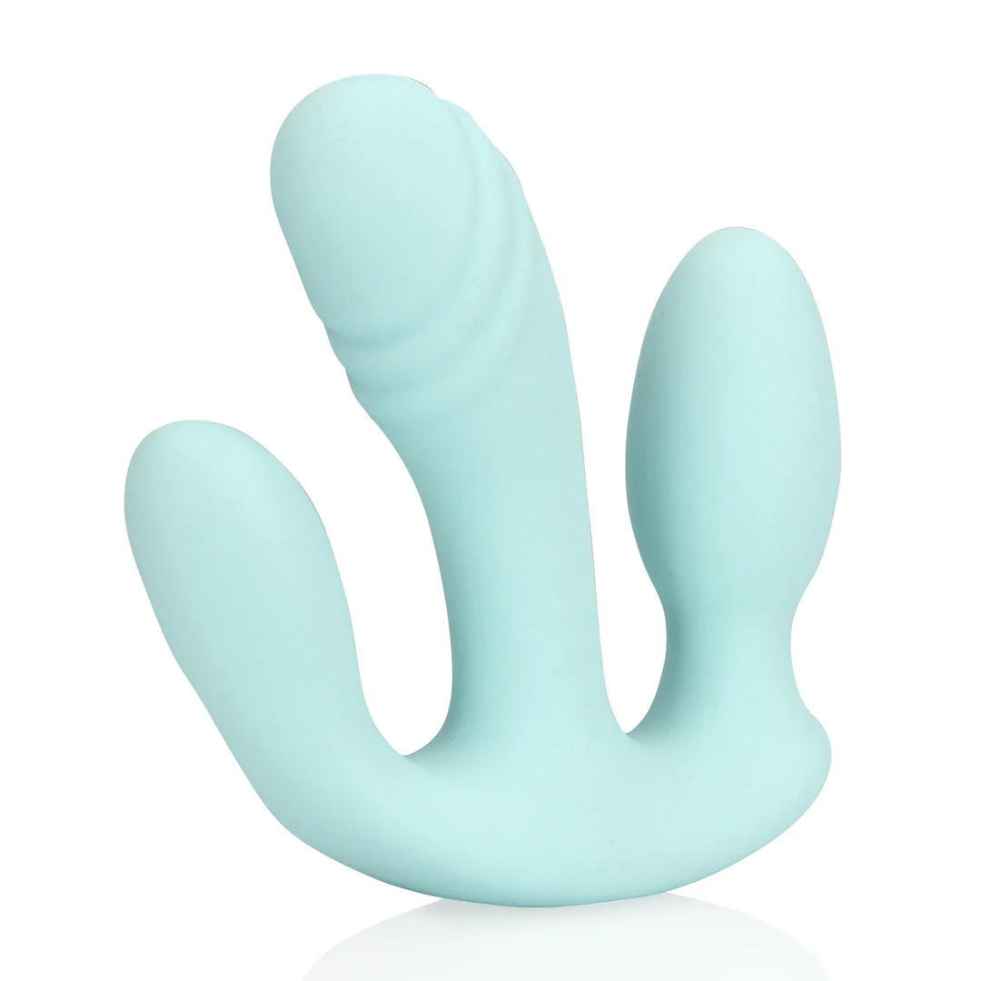 Loveline Vibrador tres en uno Breezy Blue - Imagen 3
