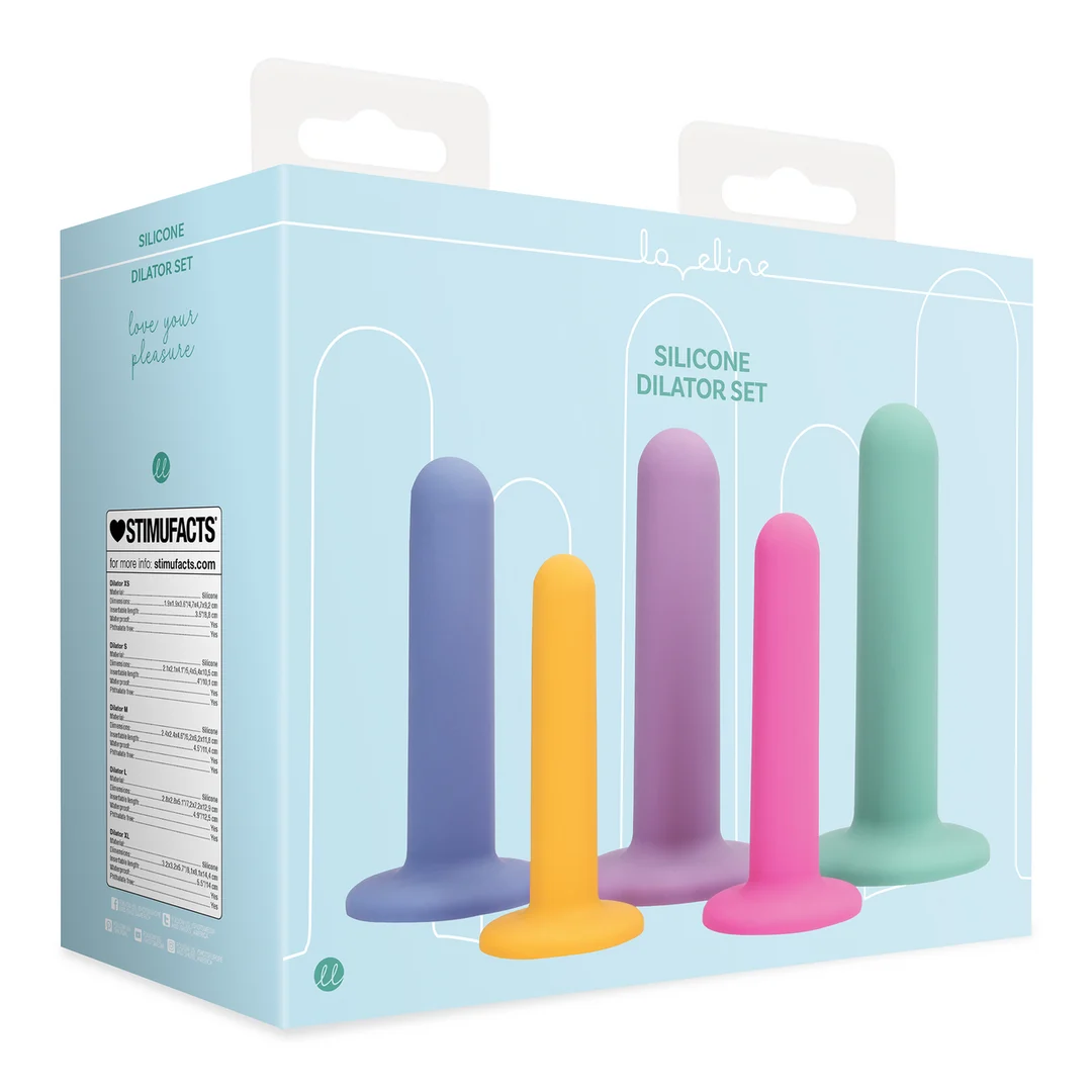 Set de dilatadores vaginales de silicona Loveline by Shots, multicolor - Imagen 1