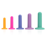 Set de dilatadores vaginales de silicona Loveline by Shots, multicolor - Imagen 3