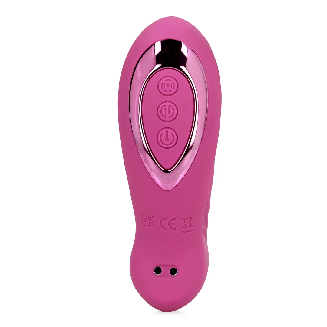 Vibrador para el punto G con movimientos de empuje y golpeteo Loveline by Shots, rosa Loveline by Shots - Imagen 11