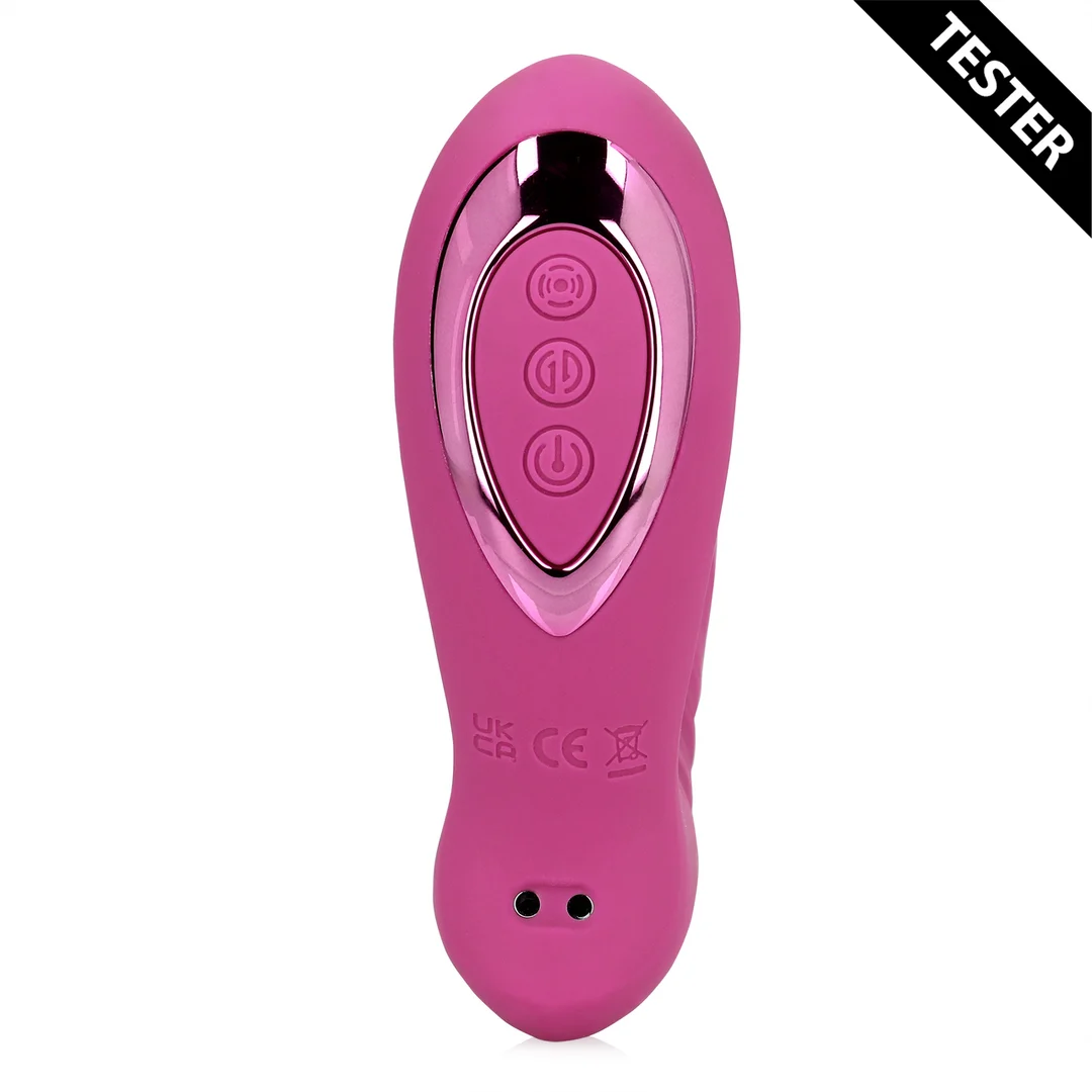 Vibrador para el punto G con movimientos de empuje y golpeteo Loveline by Shots, rosa Loveline by Shots - Imagen 4