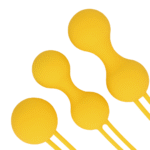 Set de ejercicios con bolas de Kegel · amarillo limón - Imagen 6