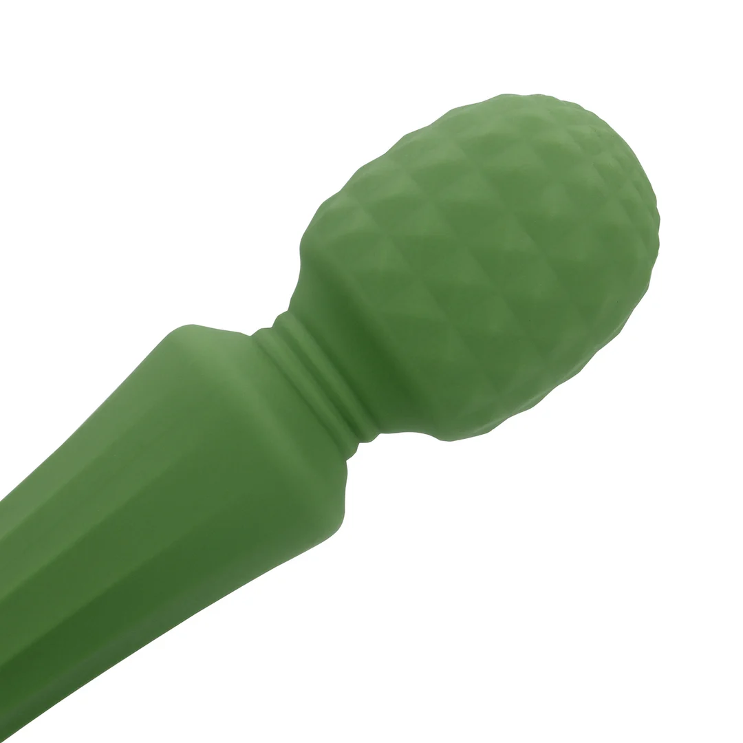 Vibrador tipo wand, potente masajeador con mango silencioso, Green Mumba (Loveline by Shots) - Imagen 10