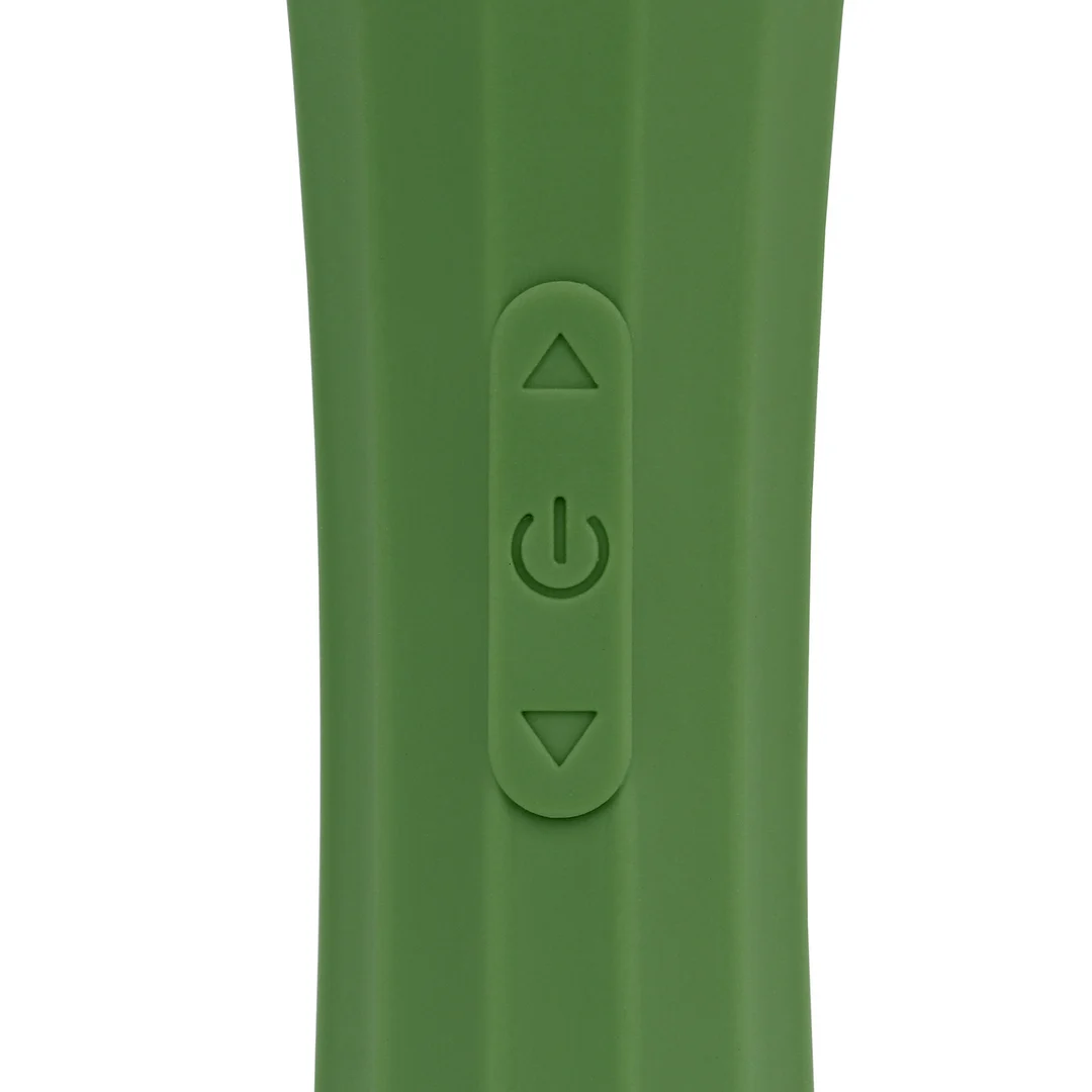 Vibrador tipo wand, potente masajeador con mango silencioso, Green Mumba (Loveline by Shots) - Imagen 11