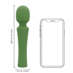 Vibrador tipo wand, potente masajeador con mango silencioso, Green Mumba (Loveline by Shots) - Imagen 12