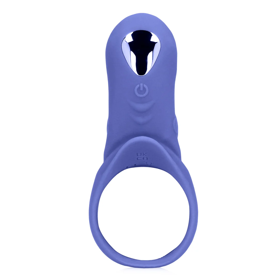 Anillo vibrador con estimulación del clítoris – Tamiya Azul - Tester - Imagen 9