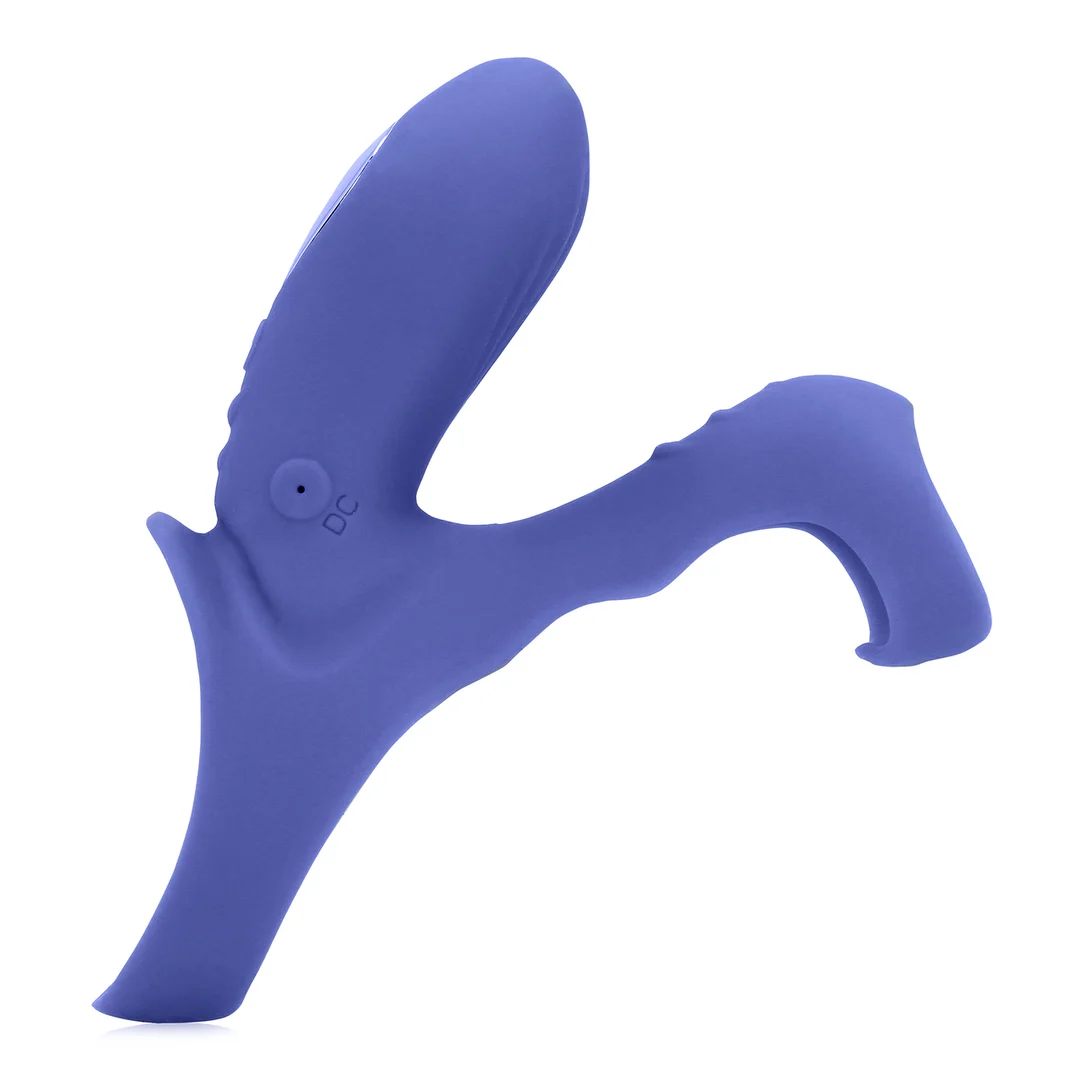 Anillo vibrador con estimulación del clítoris – Tamiya Azul - Tester - Imagen 10