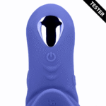 Anillo vibrador con estimulación del clítoris – Tamiya Azul - Tester - Imagen 5
