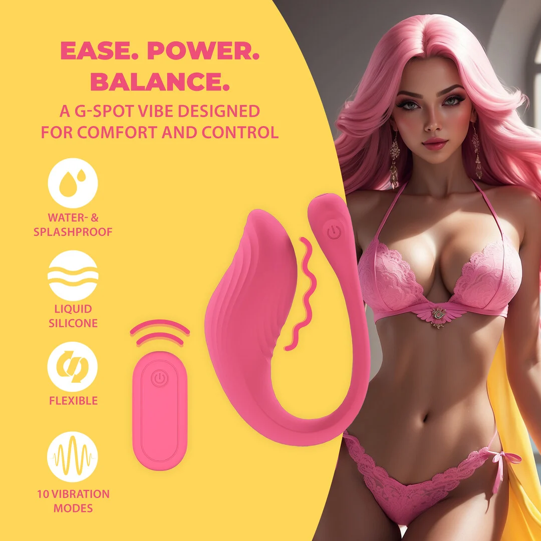 Vibrador para el punto G con mando a distancia y 10 modos, Loveline by Shots, rosa - Imagen 8