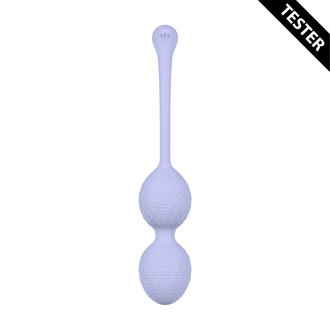 Vibrador anal con 10 modos: Vibrating Bead Kegel con mando a distancia, lavanda, probador - Imagen 1