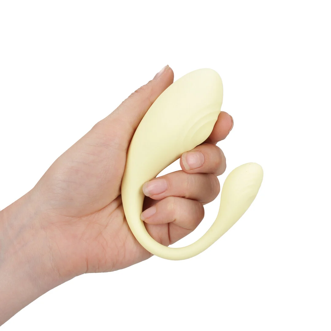 Vibrador para el punto G con mando a distancia y 10 modos, Loveline by Shots, amarillo - Imagen 10