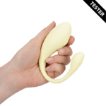 Vibrador para el punto G con mando a distancia y 10 modos, Loveline by Shots, amarillo - Imagen 2