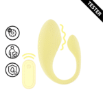 Vibrador para el punto G con mando a distancia y 10 modos, Loveline by Shots, amarillo - Imagen 4