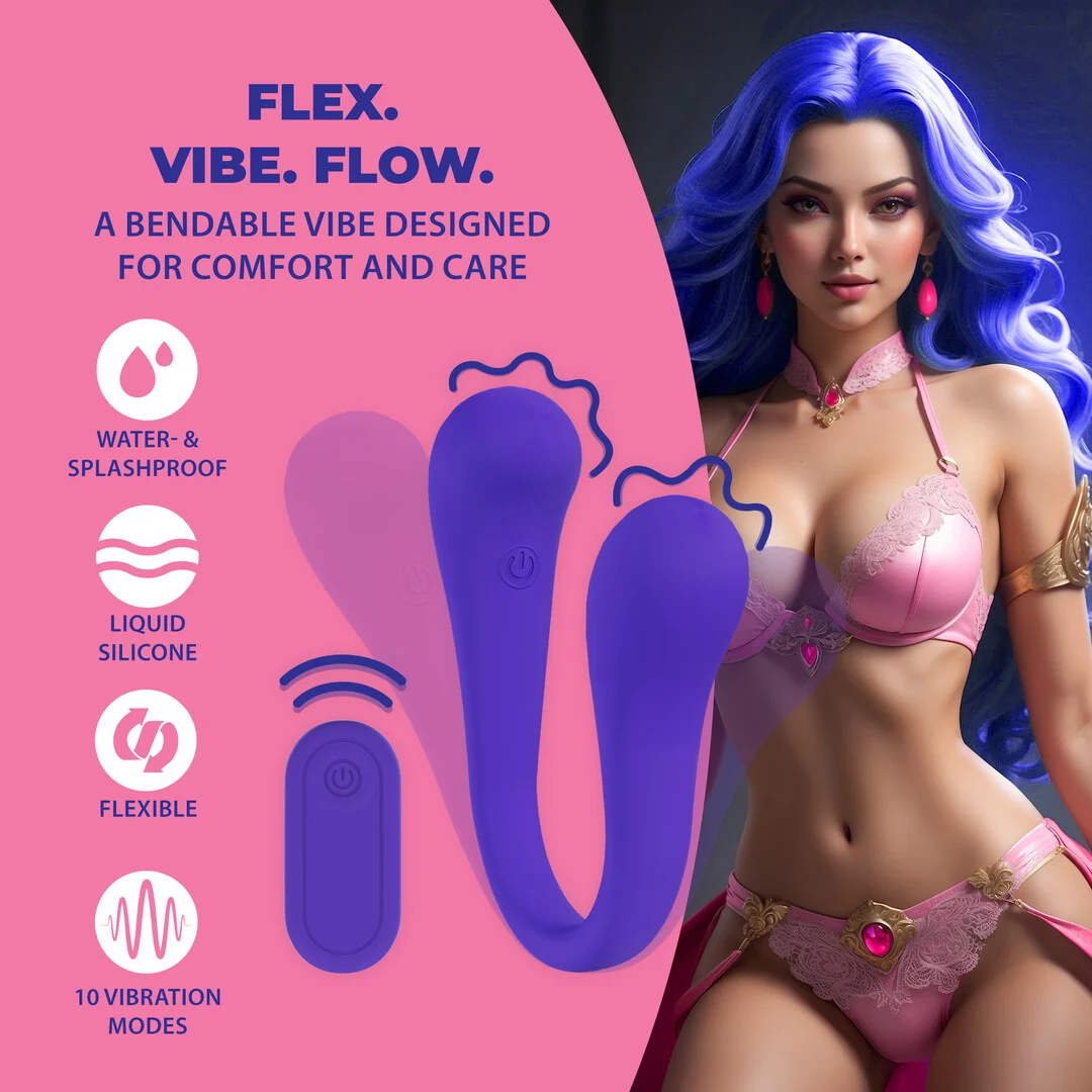 Vibrador doble con mando a distancia – Tester Loveline by Shots - Imagen 8
