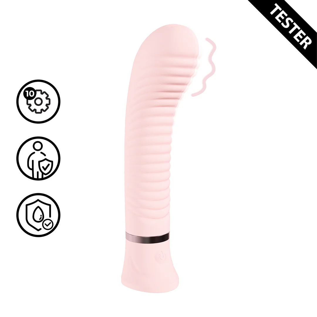 Vibrador de punto G, 10 modos y resistente al agua, Loveline Paris Collection rosa Loveline by Shots - Imagen 1
