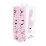 vibrador rabbit, punto G con relieves y 10 modos, Loveline rosa, Loveline by Shots - Imagen 2