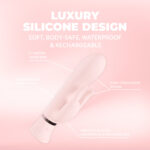 vibrador rabbit, doble motor y 10 modos, Loveline Tendre rosa, Loveline by Shots - Imagen 5