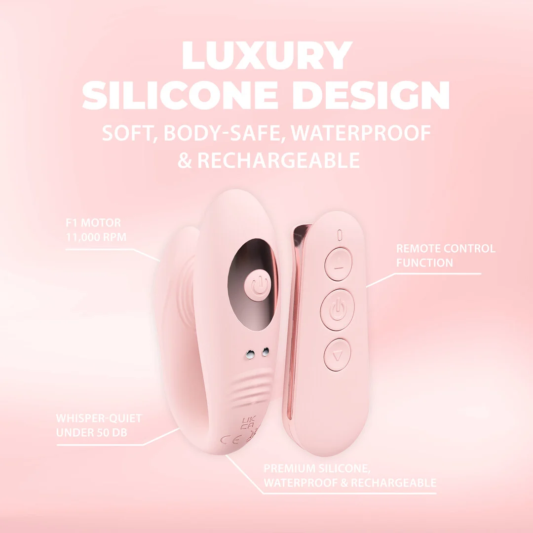 Vibrador doble con mando a distancia – Charme Loveline by Shots - Imagen 6
