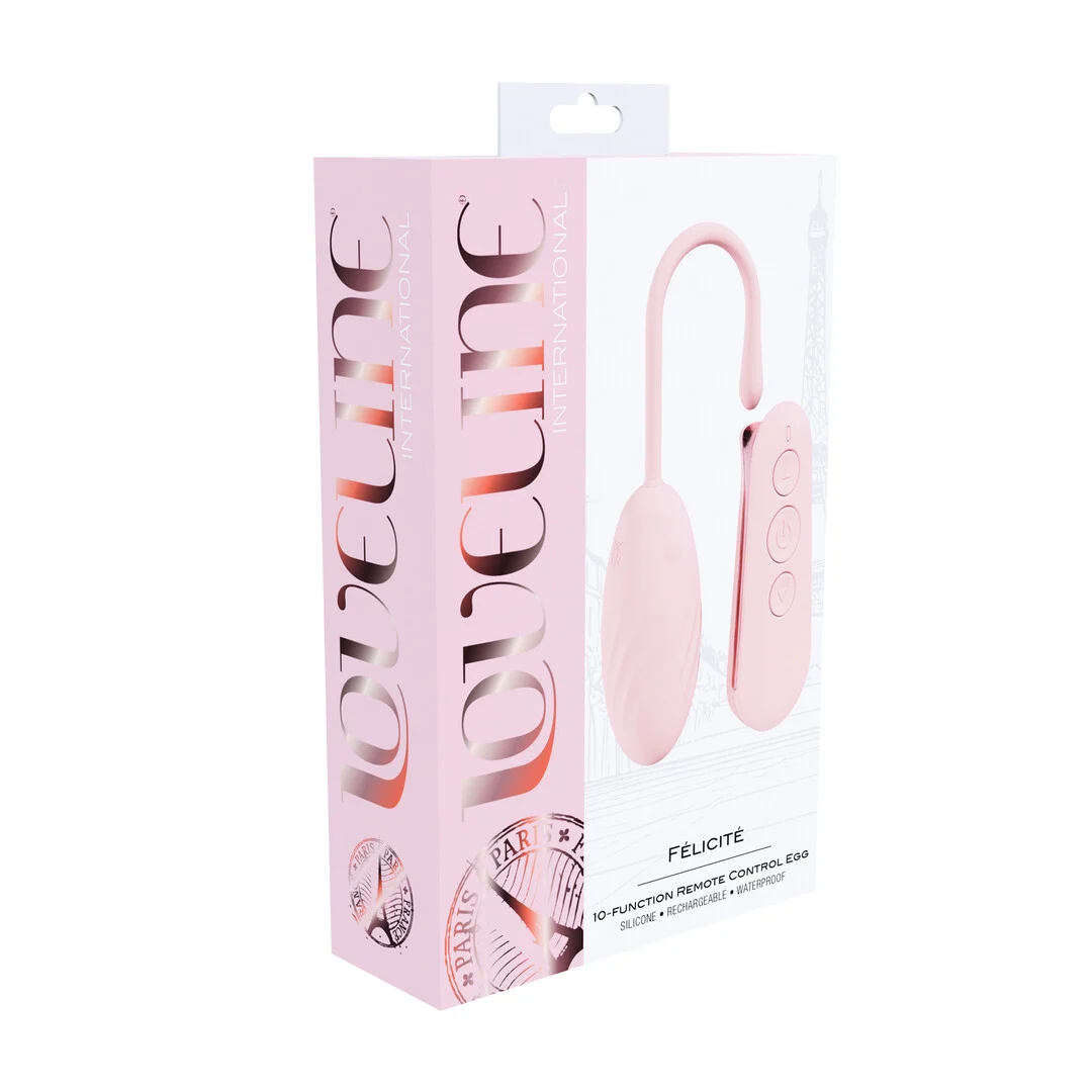 Huevo vibrador, 10 modos, rosa Loveline by Shots - Imagen 2