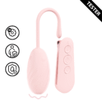 Huevo vibrador, 10 modos, rosa Loveline by Shots