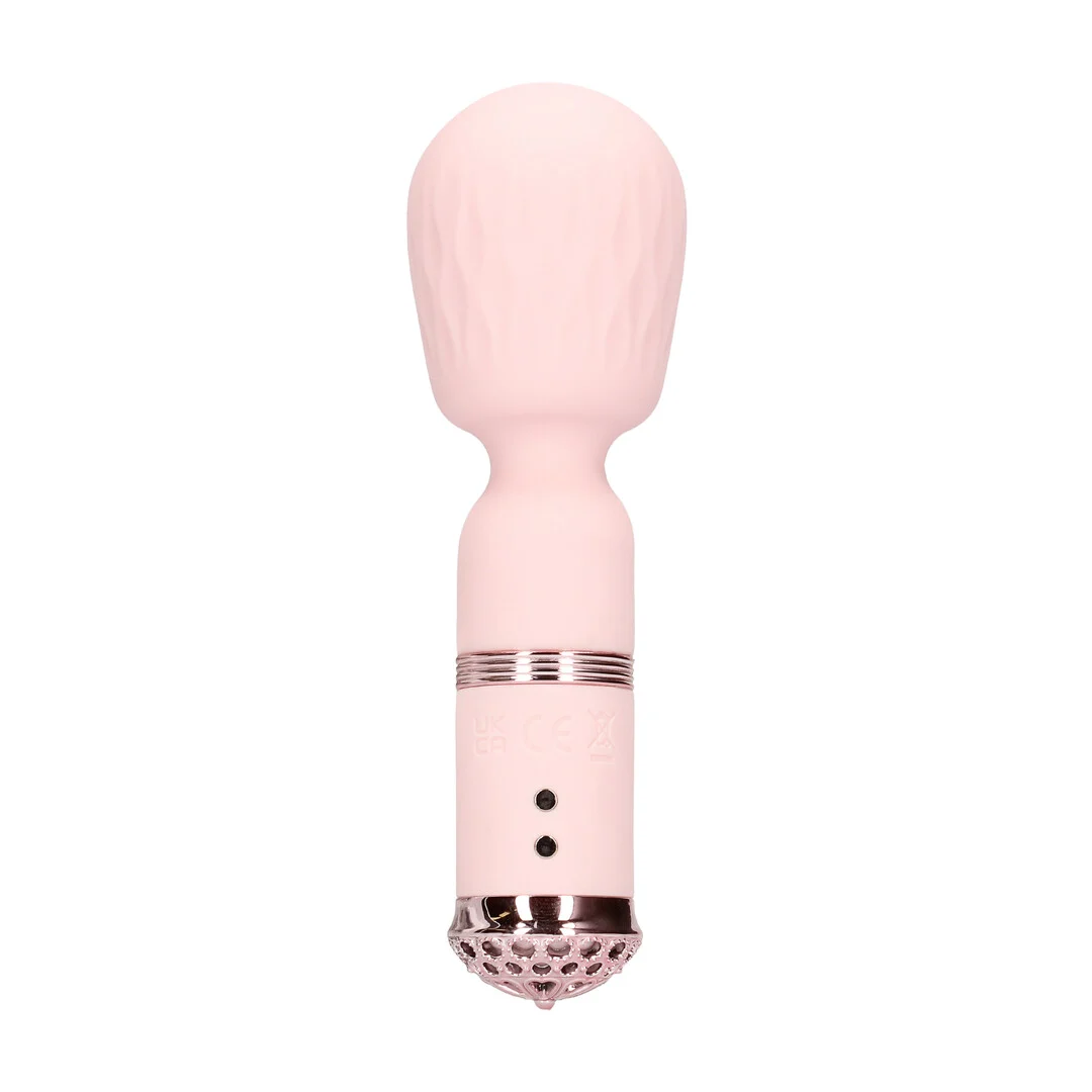 Vibrador tipo wand · 10 modos · Loveline Velour rosa (probador) Loveline by Shots - Imagen 3