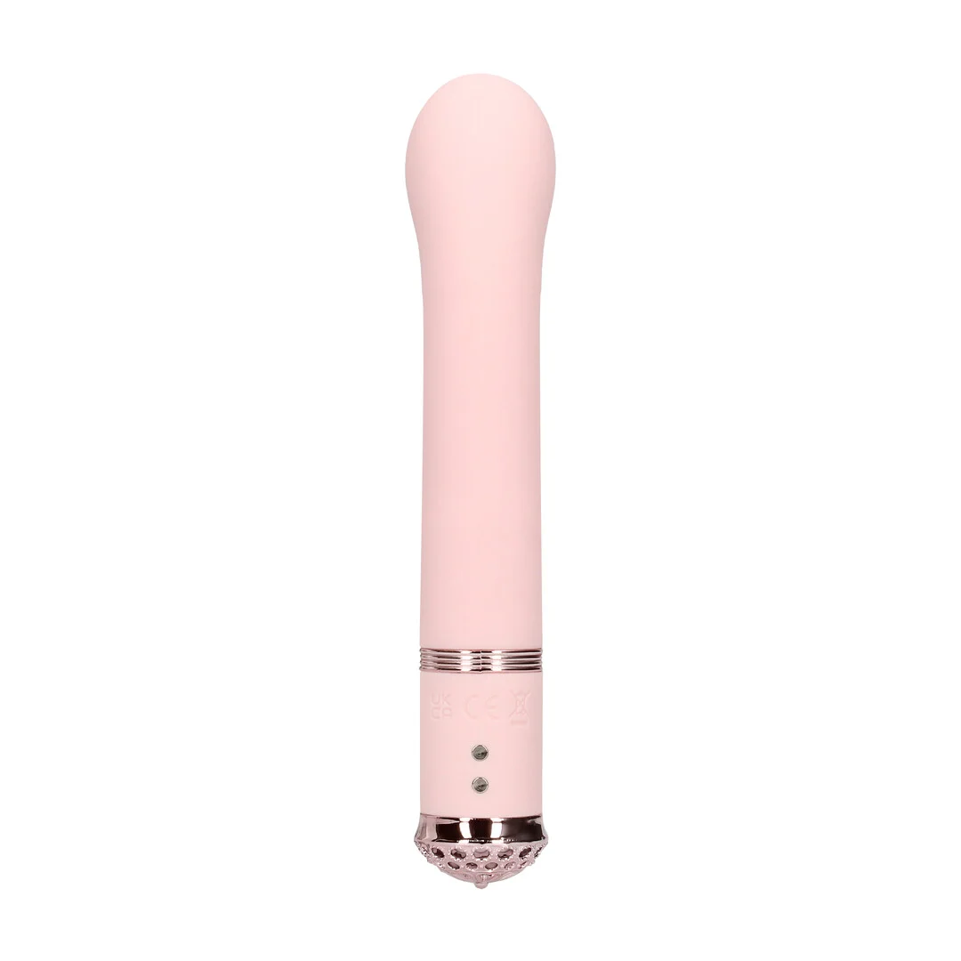 vibrador rabbit – resistente al agua y de silicona segura para el cuerpo – Loveline Belle rosa Loveline by Shots - Imagen 3