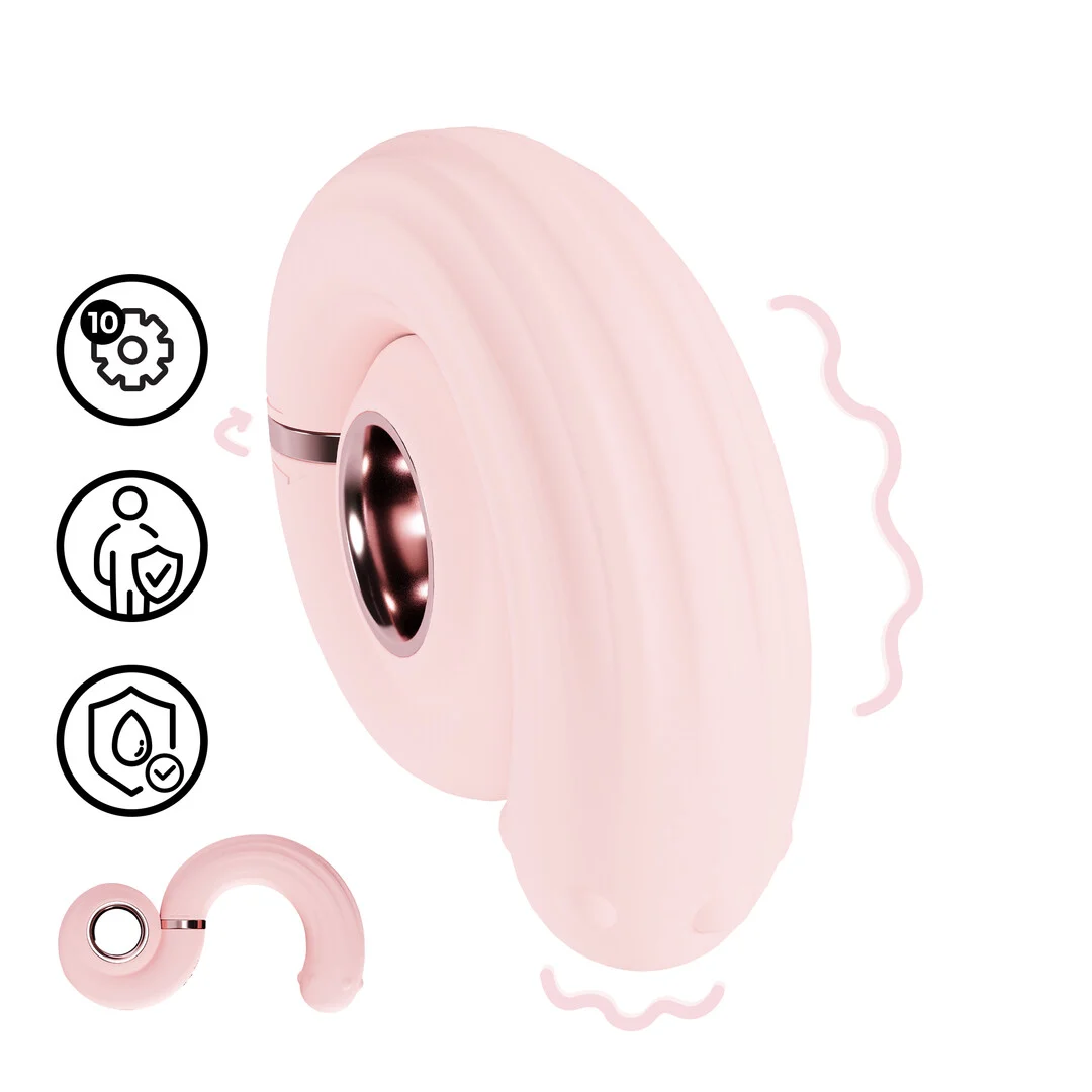 Vibrador – 10 modos – Loveline Perles Rosa Loveline by Shots - Imagen 10