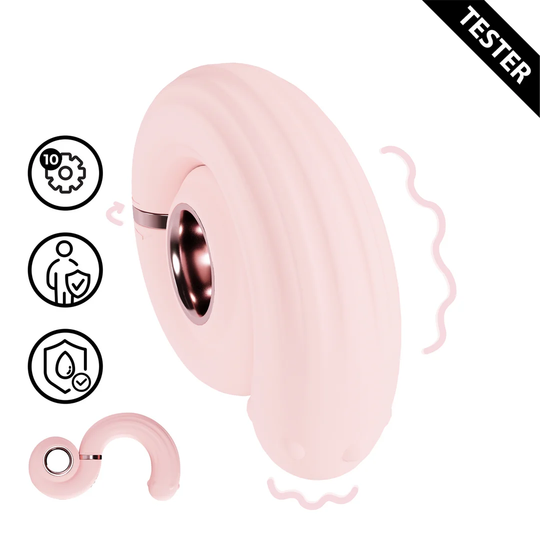 Vibrador – 10 modos – Loveline Perles Rosa Loveline by Shots - Imagen 4
