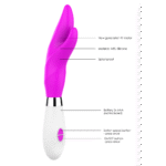 Vibrador Luminous by Shots Athos con estimulación del clítoris - Imagen 5