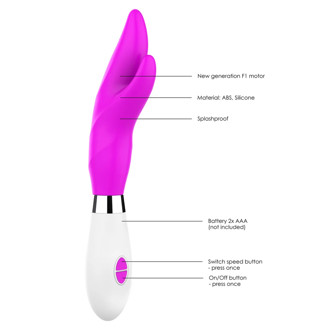 Vibrador Luminous by Shots Athos con estimulación del clítoris - Imagen 5