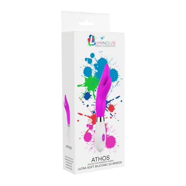 Vibrador Luminous by Shots Athos con estimulación del clítoris