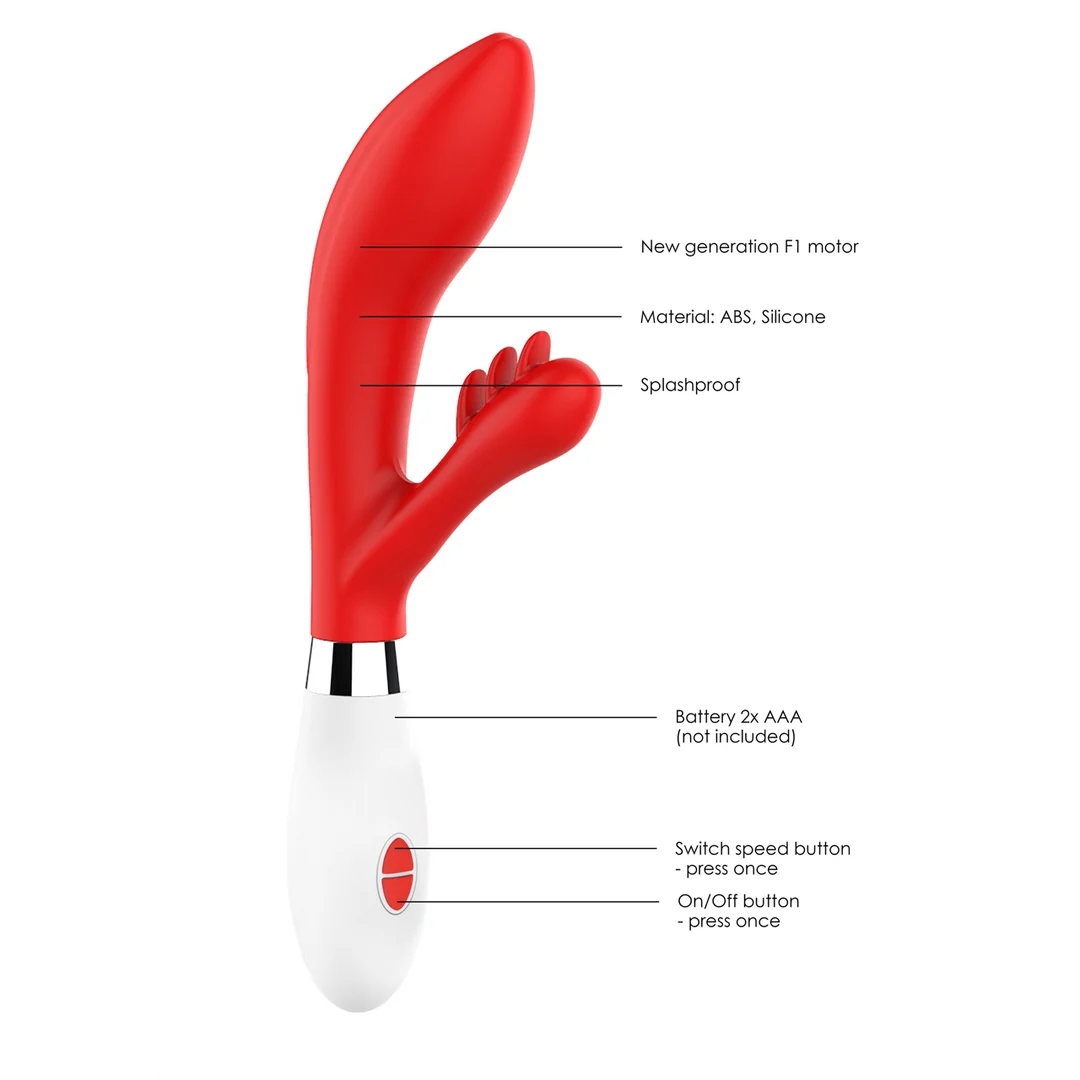 Vibrador rabbit – 10 modos – Luminous by Shots - Imagen 5
