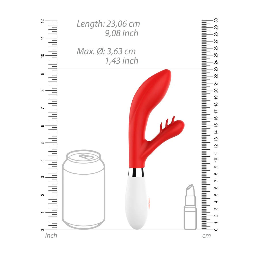 Vibrador rabbit – 10 modos – Luminous by Shots - Imagen 6