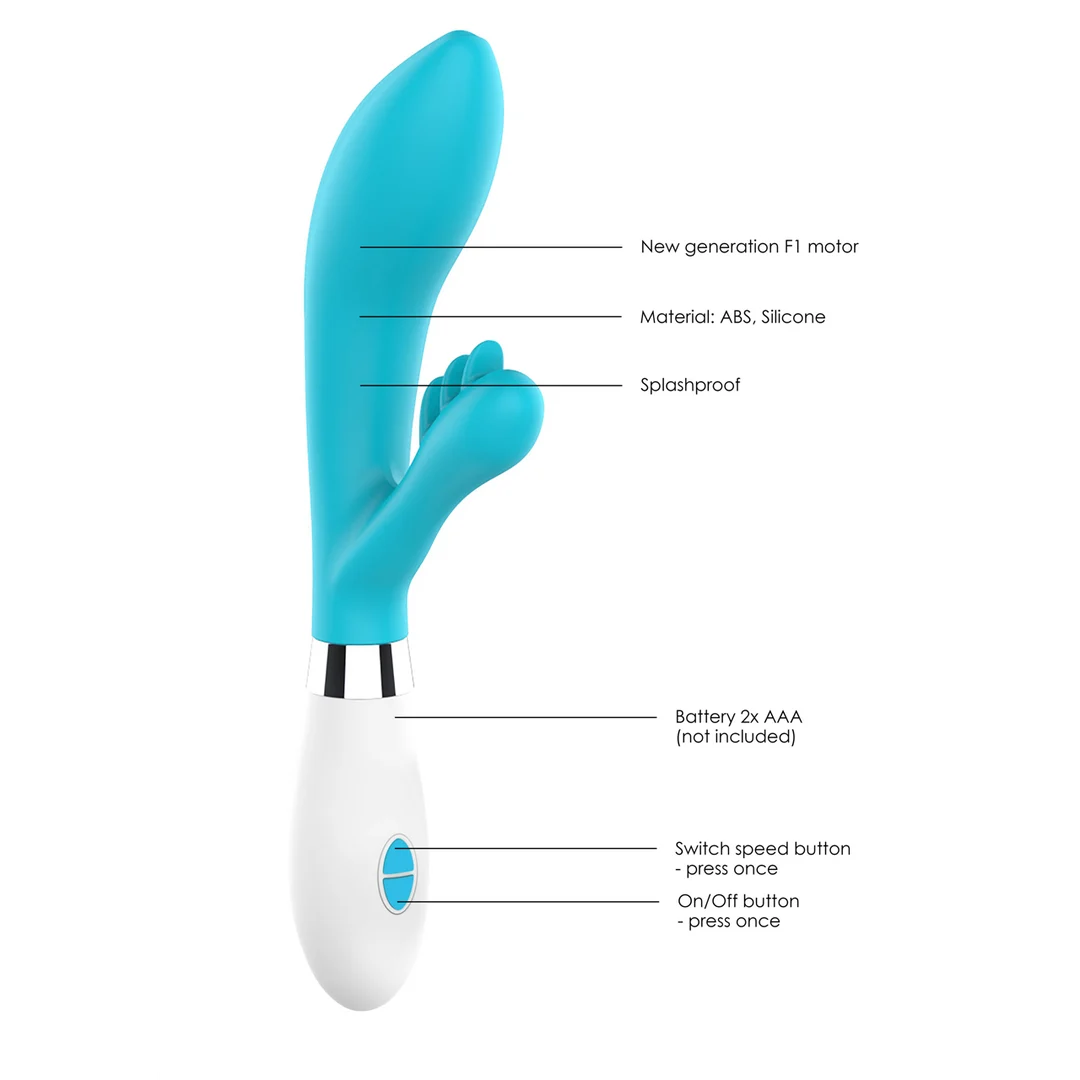 Vibrador rabbit – 10 modos – Luminous by Shots - Imagen 11