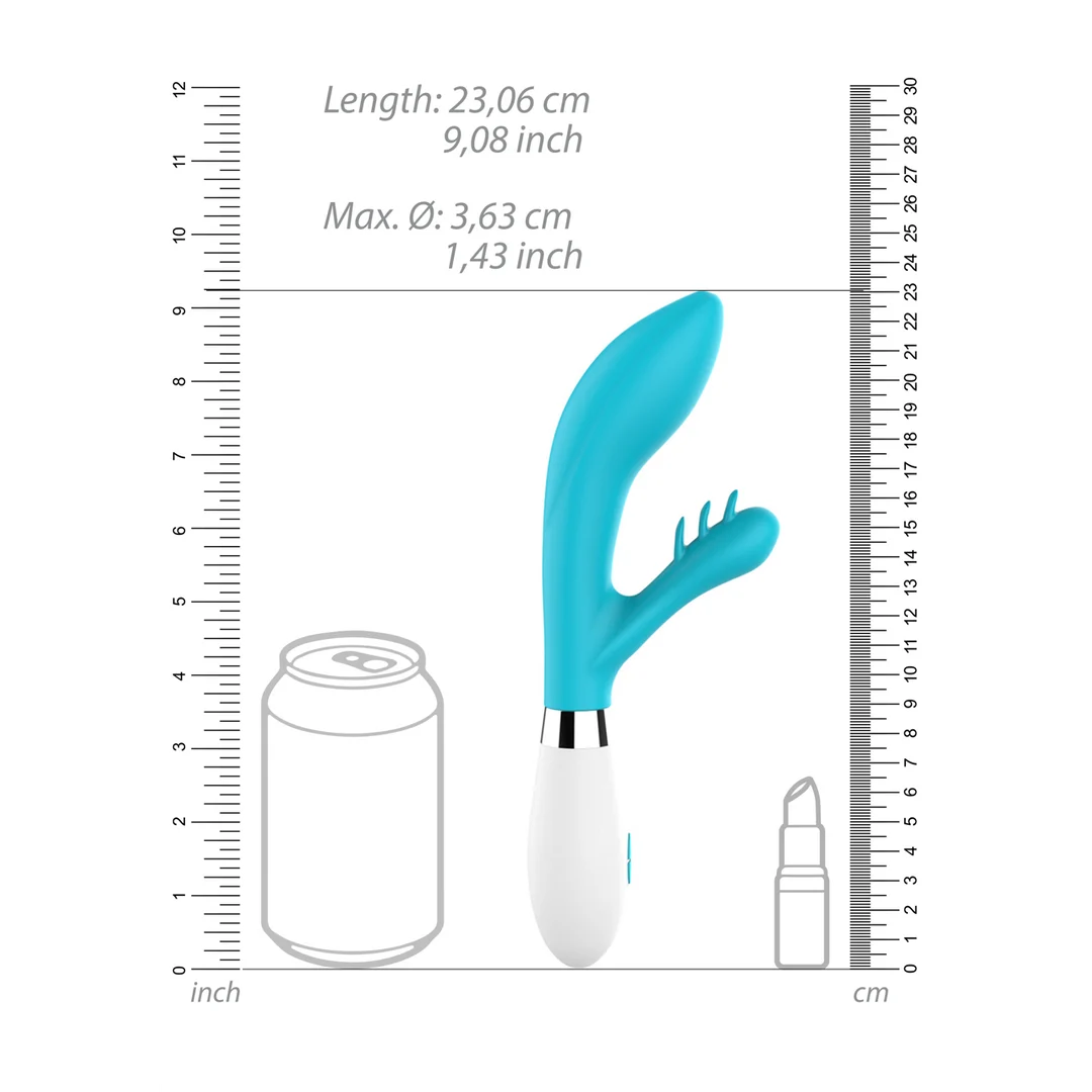 Vibrador rabbit – 10 modos – Luminous by Shots - Imagen 12