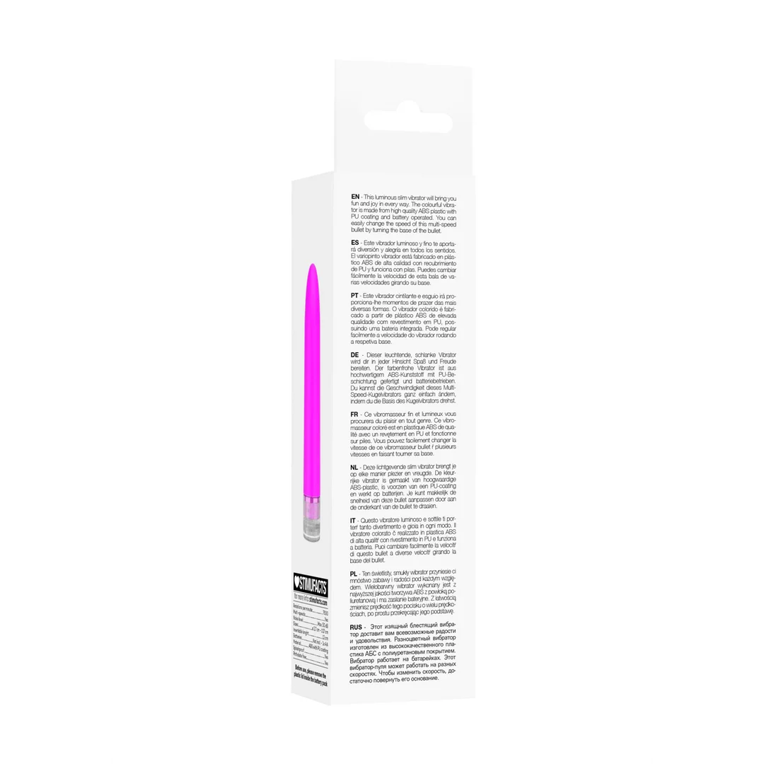 Vibrador tipo bala luminoso con 10 velocidades, Eleni (Luminous by Shots) - Imagen 7