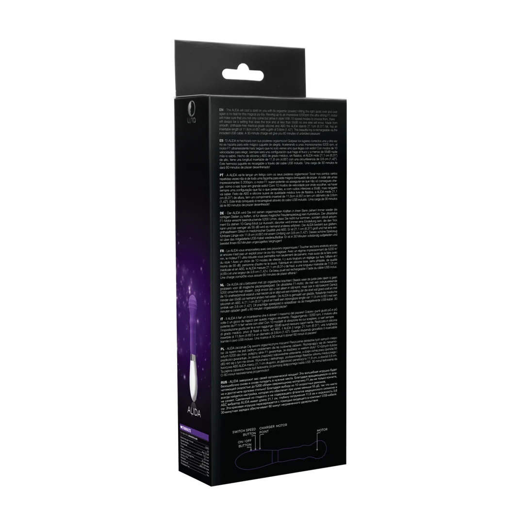 Vibrador recargable Alida de Luna by Shots - Imagen 2