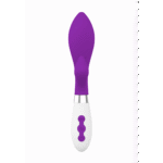 Vibrador tipo rabbit – 10 velocidades y estimulación dirigida – morado Luna by Shots - Imagen 3