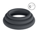 Set de 3 anillos para el pene de silicona Levelz by Shots - Imagen 6