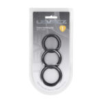 Set de 3 anillos para el pene de silicona Levelz by Shots