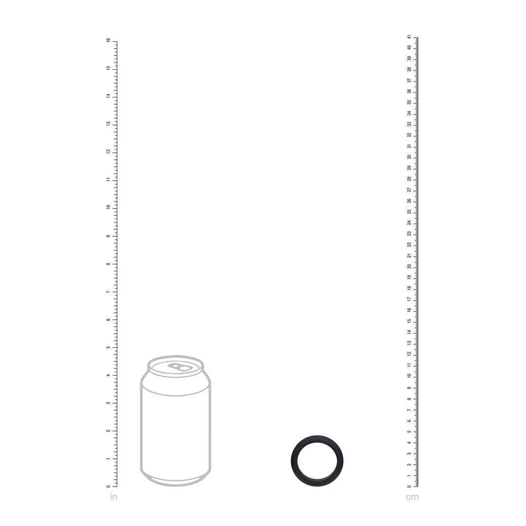 Anillo para el pene Levelz Wide O de silicona - Imagen 4