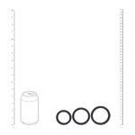 Set de anillos para el pene de silicona Wide O de Levelz by Shots - Imagen 4